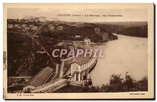 Eguzon - Le Barrage - Vue d Ensemble - Cartes postales