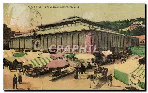 Sete - Cette - Les Halles Centrales - Cartes postales