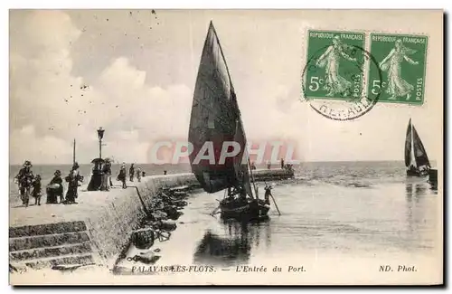 Palavas les Flots - L Entree du Port - Cartes postales