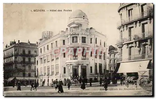 Beziers - Hotel des Posts - Cartes postales