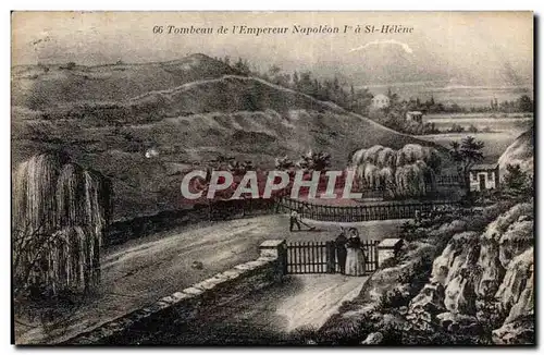 Cartes postales Tombeau de l empereur Napoleon a Ste Helene