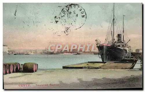 Cartes postales Sette Nouveau bassin Bateau