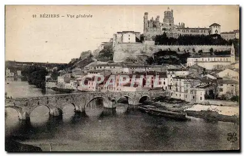 Cartes postales Beziers Vue generale