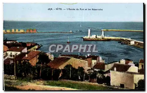 Cartes postales Sete l entree du port et les reservoirs