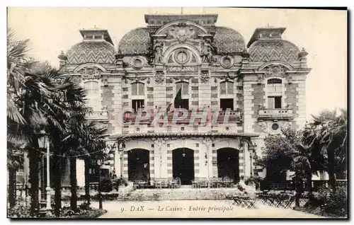 Cartes postales Dax Le casino Entree principale