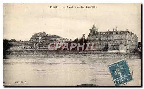 Cartes postales Dax le casino et les thermes