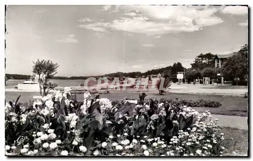 Cartes postales moderne Hossegor Le lac la plage et les jardins