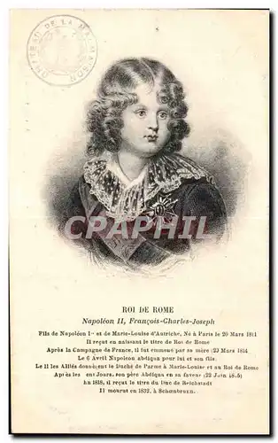 Familles Royales - Royal family - Roi de Rome - Napoleon II - Ansichtskarte AK