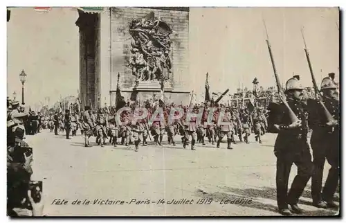 Paris - 8 - Fete de la Victoire - 14 Juillet 1919 - le defile Arc de Triomphe - Ansichtskarte AK