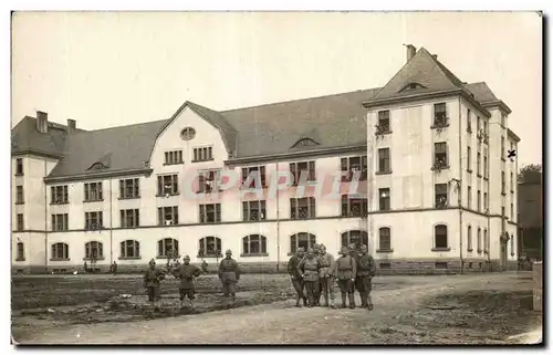 CARTE PHOTO Militaria Caserne