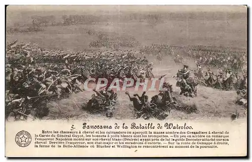 Ansichtskarte AK Belgique panorama de la bataille de Waterloo