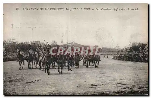 Paris - Fetes de la Victoire - 14 Juillet 1919 - Joffre et Foch Concorde - Cartes postales