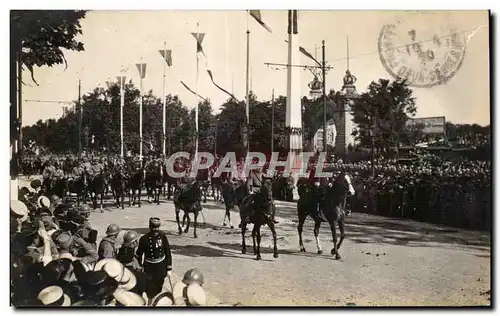 Paris - Fetes de la Victoire - 14 Juillet 1919 - Joffre et Foch - Cartes postales