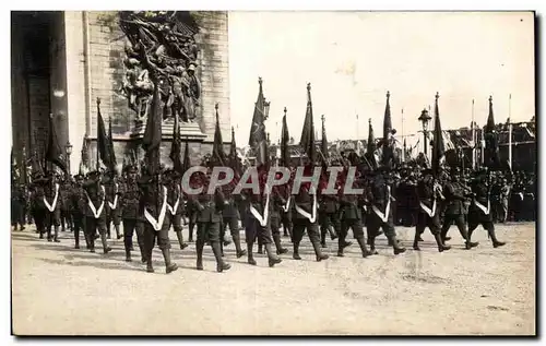 Paris - Fetes de la Victoire - 14 Juillet 1919 - Les Drapeaux Anglais - Ansichtskarte AK