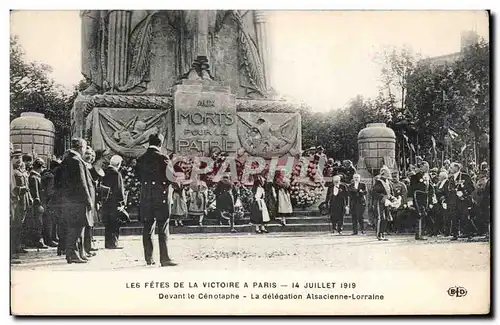 Paris - Les Fete de la Victoire - 14 Juillet 1919 - Ansichtskarte AK