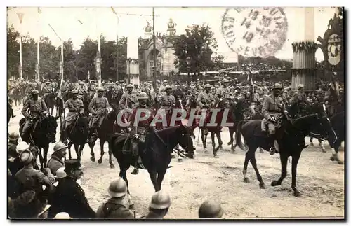 Ansichtskarte AK Militaria Paris Fetes de la victoire 14 juillet 1919 La cavalerie