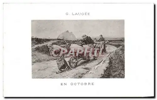 Cartes postales Militaria LAugee En Octobre