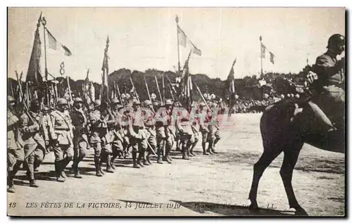 Ansichtskarte AK Militaria Paris Fetes de la Victoire 14 juillet 1919