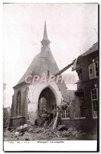 Cartes postales Militaria La grande guerre Nieuport La chapelle