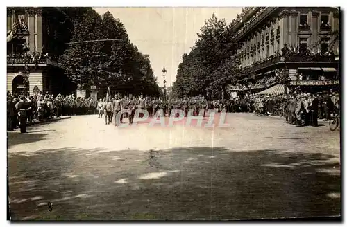 Cartes postales Militaria 14 juillet 1919 Place de l opera