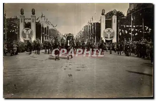 Cartes postales Militaria 14 juillet 1919 Avenue des Champs Elysees