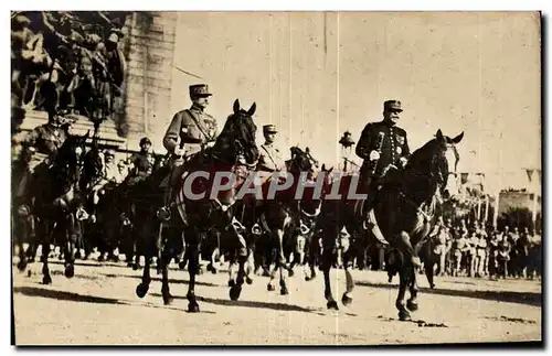 Cartes postales Militaria 14 juillet 1919 Arc de Triomphe