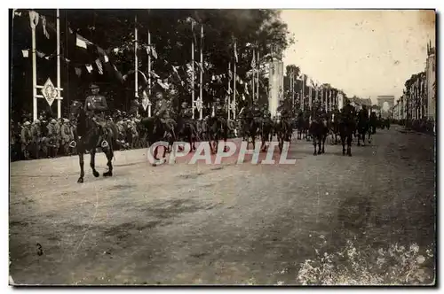 Cartes postales Militaria Fetes de la Victoire 14 juillet 1919 Paris Arc de Triomphe Champs Elysees