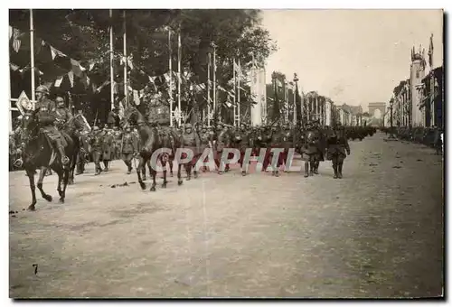 Cartes postales Militaria Les fetes de la victoire 14 juillet 1919 Champ Elysees Arc de TRiomphe