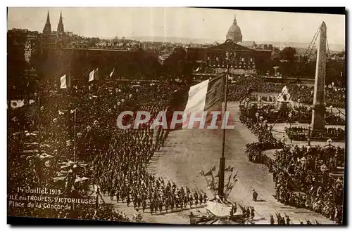 Ansichtskarte AK Militaria Les fetes de la victoire 14 juillet 1919 Place de la Concorde