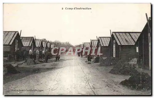Cartes postales Militaria La grande guerre 1914 Camp d instruction