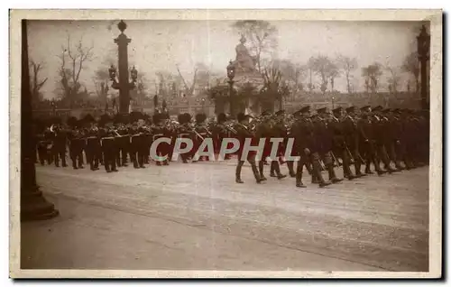 Ansichtskarte AK Militaria Funerailles du Marechal Foch 26 mars 1929 Delegations militaires americaine et anglais