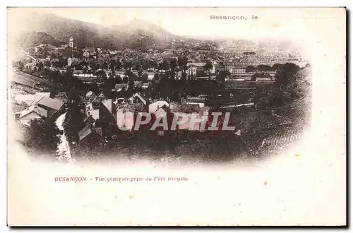 Cartes postales Besancon Vue generale prise du fort Bregille