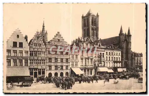 Cartes postales Belgique Gand Marche aux grains