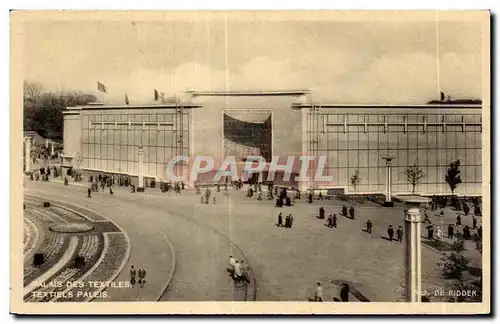 Cartes postales Belgique Bruxelles Exposition de 1935 Palais des textiles