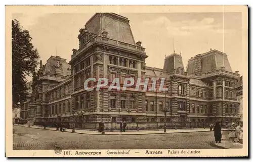 Cartes postales Belgique Anvers Palais de justice