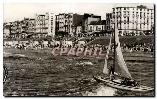 Cartes postales moderne Belgique Knokke Plage et digue