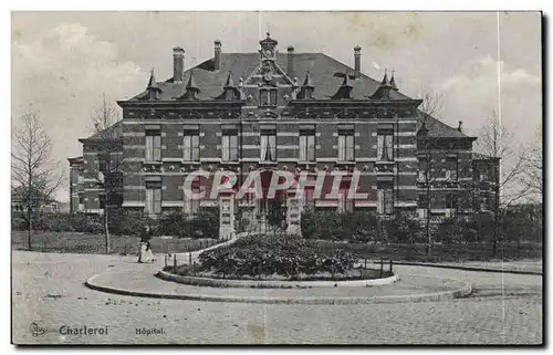 Cartes postales Belgique Charleroi Hopital