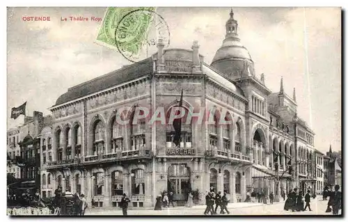 Cartes postales Belgique Ostende Le theatre royal