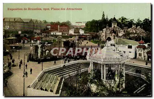 Cartes postales Belgique Bruxelles Exposition Plaine des attractions 1910