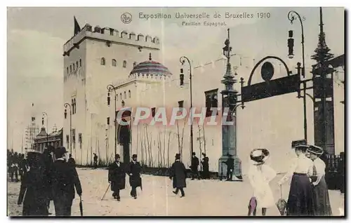 Cartes postales Belgique Bruxelles Exposition 1910 Pavillon espagnol