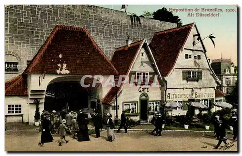 Cartes postales Belgique Bruxelles Exposition 1910 Alt Dusseldorf