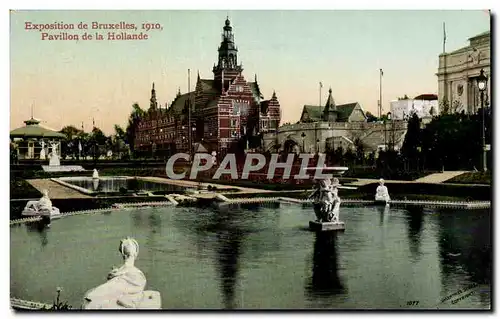 Cartes postales Belgique Bruxelles Exposition 1910 Pavillon de la Hollande