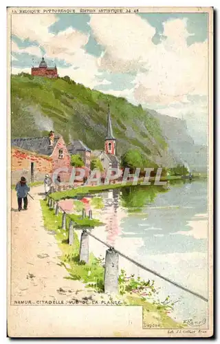 Cartes postales Belgique Namur Citadelle Vue de la plante