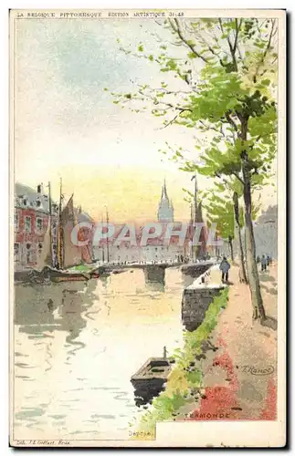 Cartes postales Belgique Termonde