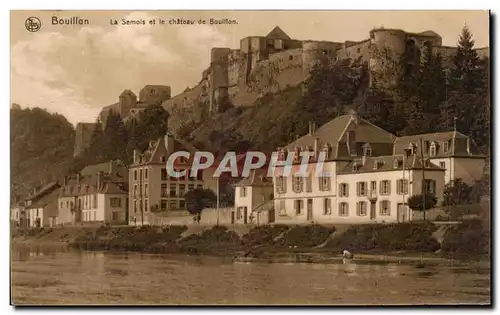 Ansichtskarte AK Belgique Bouillon Le Semois et le chateau