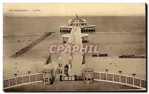 Ansichtskarte AK Belgique Blankenberghe Le Pier