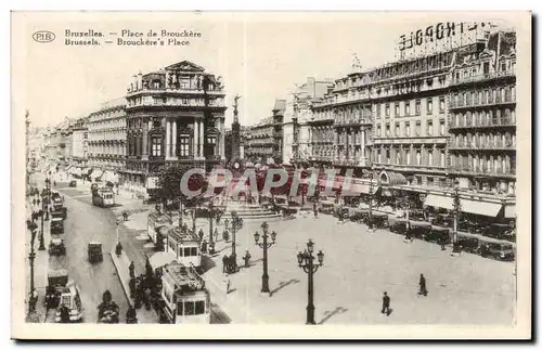 Cartes postales Belgique Bruxelles Palais de Brouckere