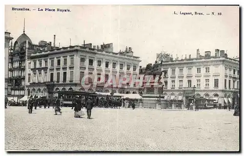 Ansichtskarte AK Belgique Bruxelles Place Royale