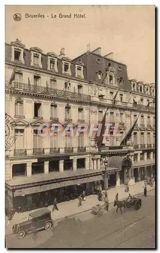 Ansichtskarte AK Belgique Bruxelles le grand hotel