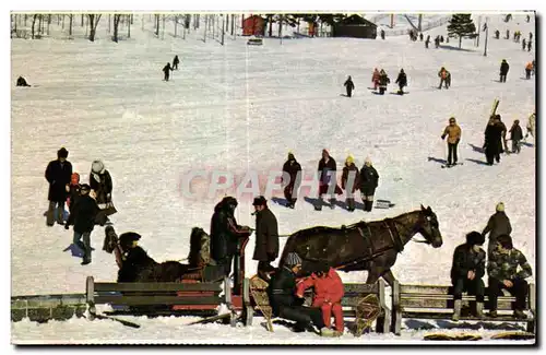 Moderne Karte Canada Parc Mont Royal Sports d hiver Montreal